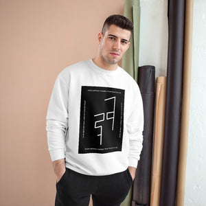 "Work of Art BLCK" Social Distance Collection Sweater X CHAMPION