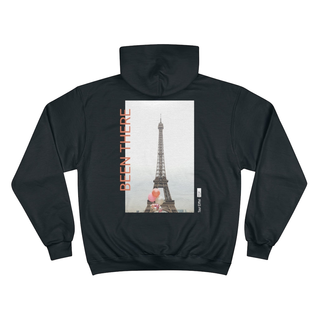 "GLAM EIFFEL "Been There collection Hoodie X Champion